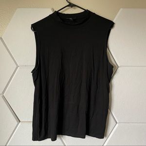 Eileen Fisher Mock Neck Sleeveless Rayon Top